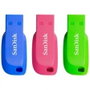 SanDisk Pendrive Cruzer Blade 32GB USB 2.0 Sin Tapa - Pack de 3 Unidades (SDCZ50C-032G-B46T)
